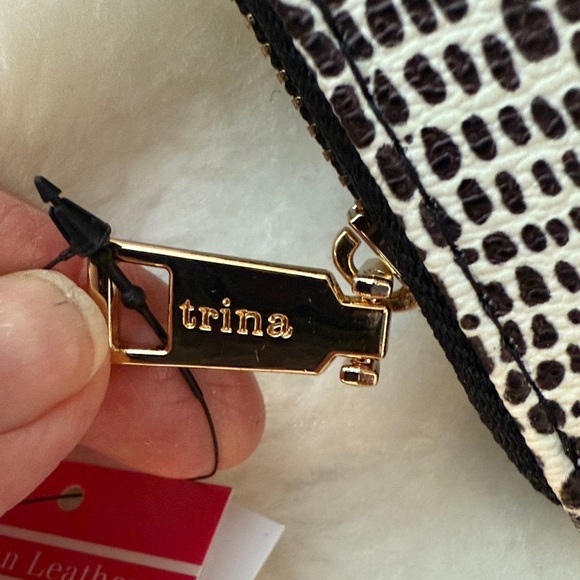 Trina Turk Black and White Croco Wallet - Picture 4 of 10